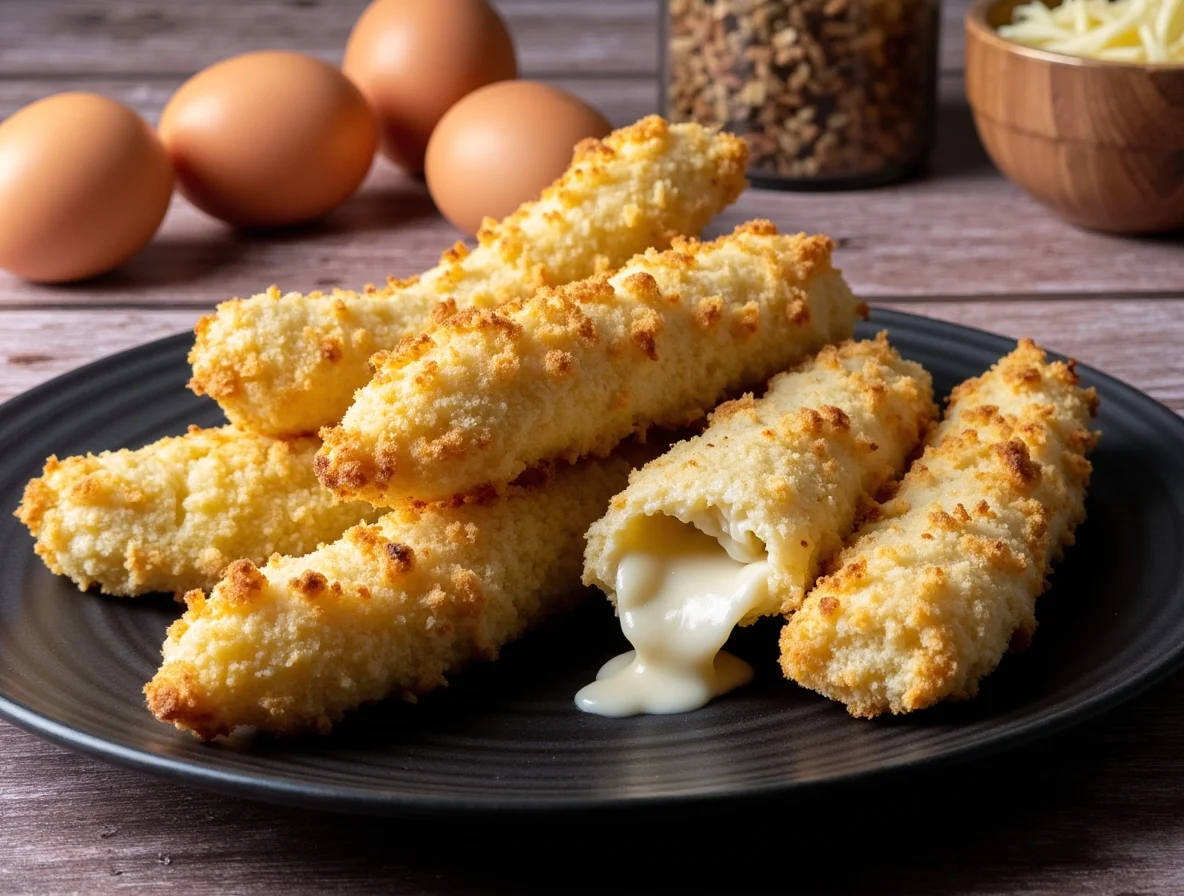 Bastones de Mozzarella Crujientes