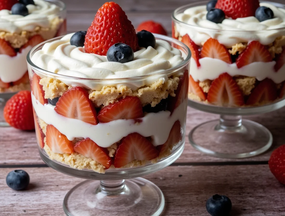 Red White and Blue Dessert