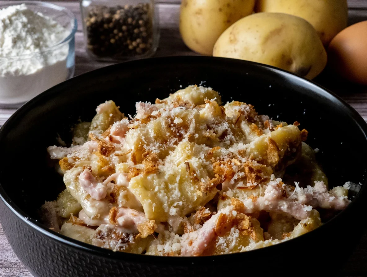 Gnocchi alla carbonara