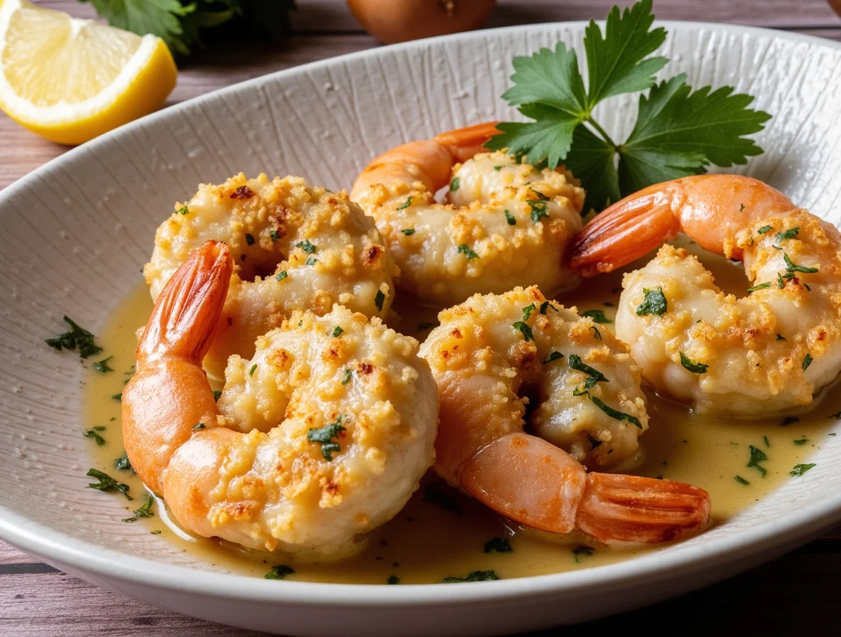 Crevettes Gratinées à l'Italienne