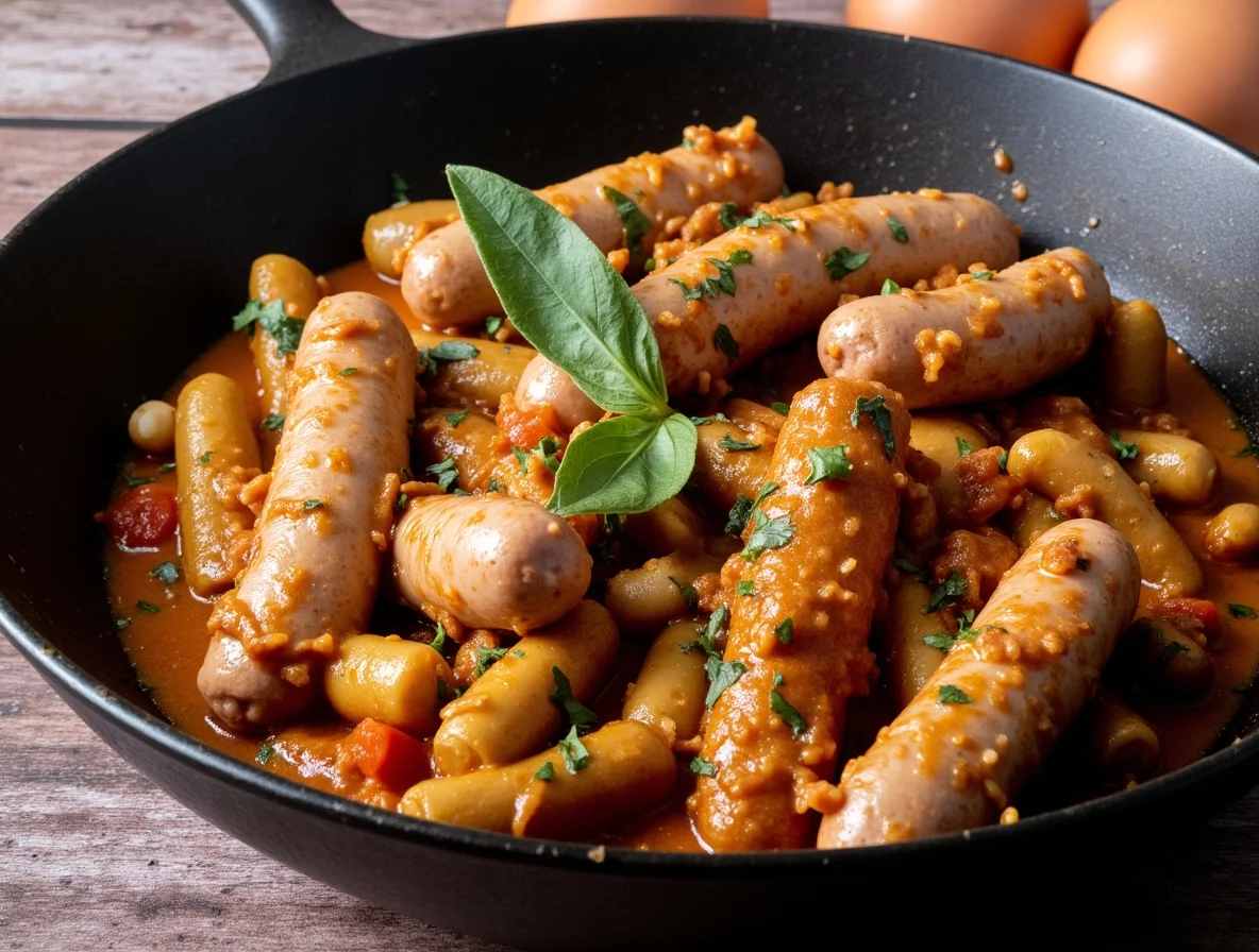Linguiça e Feijão