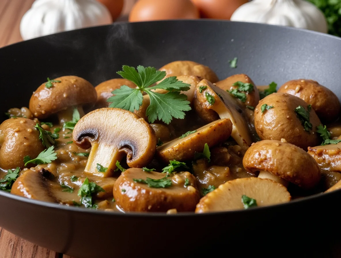 Sauté de Champignons à l'Italienne
