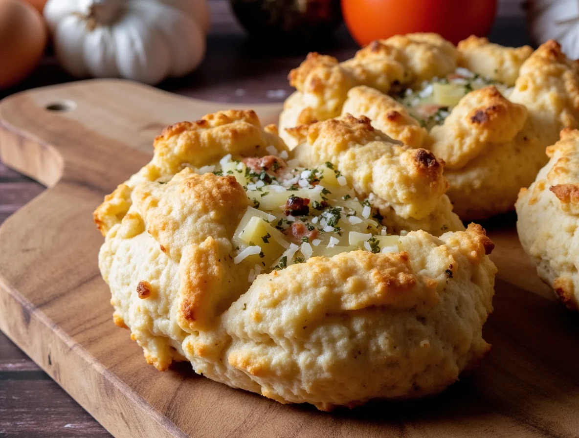 Wytrawne scones z parmezanem i oregano