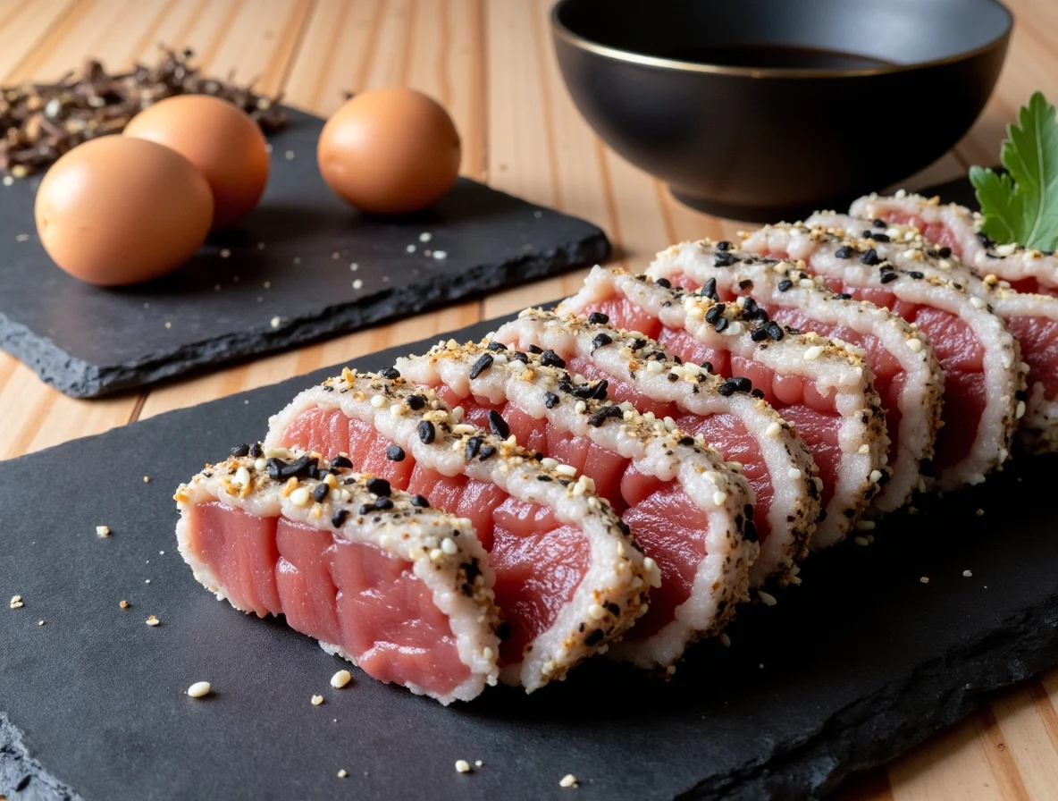 Tataki di tonno al sesamo