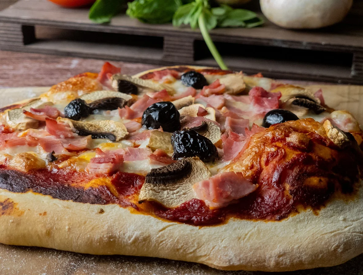 Pizza reine maison