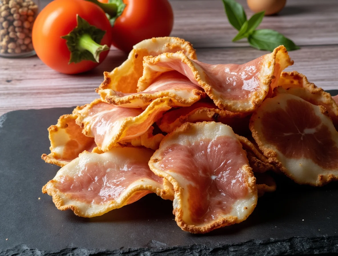 Krokante serranoham chips